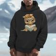 Baby Turtle Open Book Reading Animal Lover Graphic Portrait Men Hoodie Baby Turtle Open Book Reading Animal Lover Graphic Portrait Men Hoodie