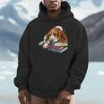 Basset Hound Books Dog Breed Graphic Men Hoodie