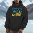 Book Coffee Drink Coffee Read Books Library Bookworm Nerd Men Hoodie