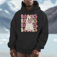 Boooks Halloween Ghost Pun Boo Books Groovy Ghost Men Hoodie Boooks Halloween Ghost Pun Boo Books Groovy Ghost Men Hoodie