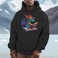 Dragon Wearing Glasses Reading A Book Men Hoodie