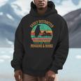 Easily Distracted By Penguins & Books Retro Men Hoodie Easily Distracted By Penguins & Books Retro Men Hoodie