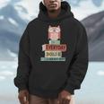 Everyday Should Be Library Day Cute Owl Reading Books Lover Men Hoodie