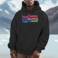 Read Books Lift Weights Fight Fascists Tie Dye Men Women Men Hoodie