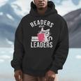Readers Are Leaders Book Reading Men Hoodie