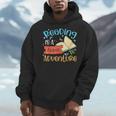 Reading Adventure Librarian Bookworm Book Lover Men Hoodie