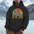 Reading Is My Jam Bookworm Book Reading Men Hoodie Reading Is My Jam Bookworm Book Reading Men Hoodie