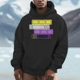 Threadless Grey Sky Chai Nonbinary Pride Book Stack Graphic Men Hoodie
