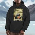 Vintage Japanese Cat Book Lovers Librarian Cat Dad Teacher Men Hoodie Vintage Japanese Cat Book Lovers Librarian Cat Dad Teacher Men Hoodie