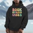 Women's Library Book Fair Vibe Groovy Retro School Reading Nostalgic Men Hoodie