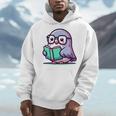 Adorable Book Lover Pigeon With Reading Glasses Cute Men Hoodie Adorable Book Lover Pigeon With Reading Glasses Cute Men Hoodie