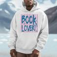 Book Lover Reading Enthusiast Bold Stripes Comfort Colors Crop Top Men Hoodie
