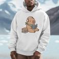 Capybara Reading a Book Cute Reading For Boys Girls Premium Tri-Blend Men Hoodie Capybara Reading a Book Cute Reading For Boys Girls Premium Tri-Blend Men Hoodie