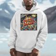 Pocket Rocket Comic Book Style Premium Tri-Blend Men Hoodie