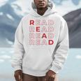 Read Books Library Bookworm Librarian Book Lover Men Hoodie