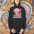 Axolotl Book Reading Bookworm Readolotl Mexican Salamander Men Hoodie