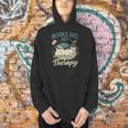Books Are My Therapy Cozy Book Lover Reading & Coffee Men Hoodie Books Are My Therapy Cozy Book Lover Reading & Coffee Men Hoodie