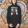 Booooks Cat Reading Book Ghosts Halloween Librarian Teacher For Men Women Kids Men Hoodie