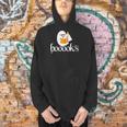 Booooks Halloween Cute Ghost Reading Library Books Men Hoodie