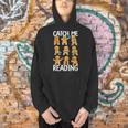 Catch Me Reading Christmas Gingerbread Man Teacher Book Men Hoodie
