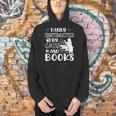Easily Distracted By Cats And Books Cats & Book Lovers Men Hoodie