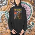 Halloween Horror Vintage Werewolf Comic Book Retro Men Hoodie