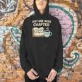 Just One More Chapter Book Lover Reading Coffee Kawaii Men Hoodie