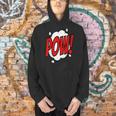POW Comic Art Book Superhero Bubble Cartoon T-Shirt Men Hoodie