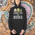 Reader & Library Apparel Addicted To Books Book Lover Men Hoodie
