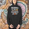 Retro Reading Is My Favorite Sport Football World Book Day Men Hoodie Retro Reading Is My Favorite Sport Football World Book Day Men Hoodie