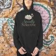 Socially Selective Shirt Subtle Introvert Book Lover Men Hoodie