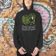 Women's Distracted By Books And Dogs Reader Graphic Men Hoodie