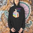 Women's Teaching Spring Semester Bunny Books Pencil Classroom Men Hoodie