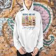 Book Lover Reading Brushstroke Books Are My Love Language Men Hoodie