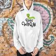 Cute Book Worm Reading Lovers Men Hoodie