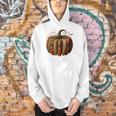 Fall Book Pumpkin Halloween Retro Fall Librarians Bookworm Men Hoodie