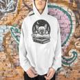 French Bulldog Reading Book Coffee Sky Glasses Men Hoodie French Bulldog Reading Book Coffee Sky Glasses Men Hoodie