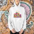 I'm Fine Reading Books Reader Book Lover Librarian Men Hoodie