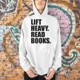 Lift Heavy Read Books Gym Apparel Weightlifters And Readers Men Hoodie