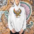 Owl With Pride Flag Book Lover Rainbow Library Men Hoodie