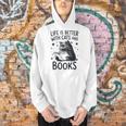 Women's Life Is Better With Cats And Books Cat Men Hoodie