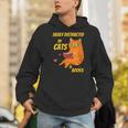 Easily Distracted By Cats And Books For Cat And Book Lover Men Hoodie Easily Distracted By Cats And Books For Cat And Book Lover Men Hoodie