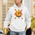Letter G Initial Comic Book Vintage Matching Family Fun Men Hoodie