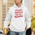 Valentine Bookish Love Quote Forget Flowers Buy Me Books Premium Tri-Blend Men Hoodie