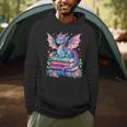 Dragon Book Fantasy Reading Men Hoodie