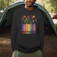 Equality Book Flower Peace Love Kindness LGBTQ Pride Men Hoodie