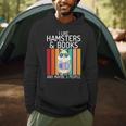 I Like Hamsters & Books And Maybe 3 People Hamster Lover Men Hoodie I Like Hamsters & Books And Maybe 3 People Hamster Lover Men Hoodie