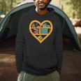 I Love Reading Heart Love Books Reading Club Men Hoodie