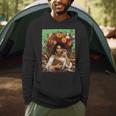 History Month Black Afro Girl Women Book Lovers Floral Men Hoodie History Month Black Afro Girl Women Book Lovers Floral Men Hoodie