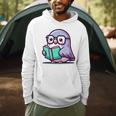 Adorable Book Lover Pigeon With Reading Glasses Cute Men Hoodie Adorable Book Lover Pigeon With Reading Glasses Cute Men Hoodie